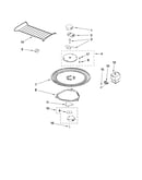 Magnetron and turntable parts