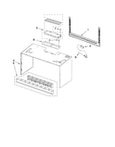 Cabinet and installation parts