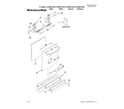 KitchenAid KUDS40FVWH2 door and panel parts diagram