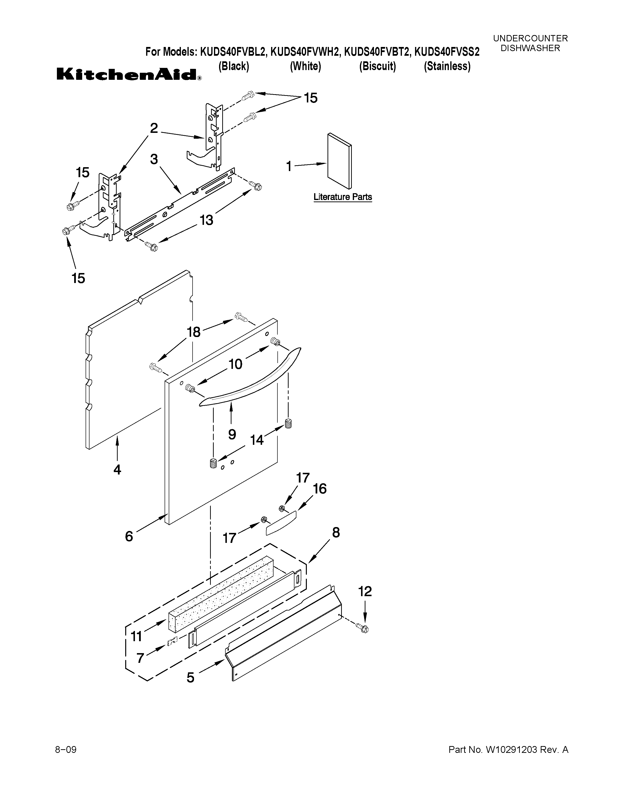 Door and panel parts
