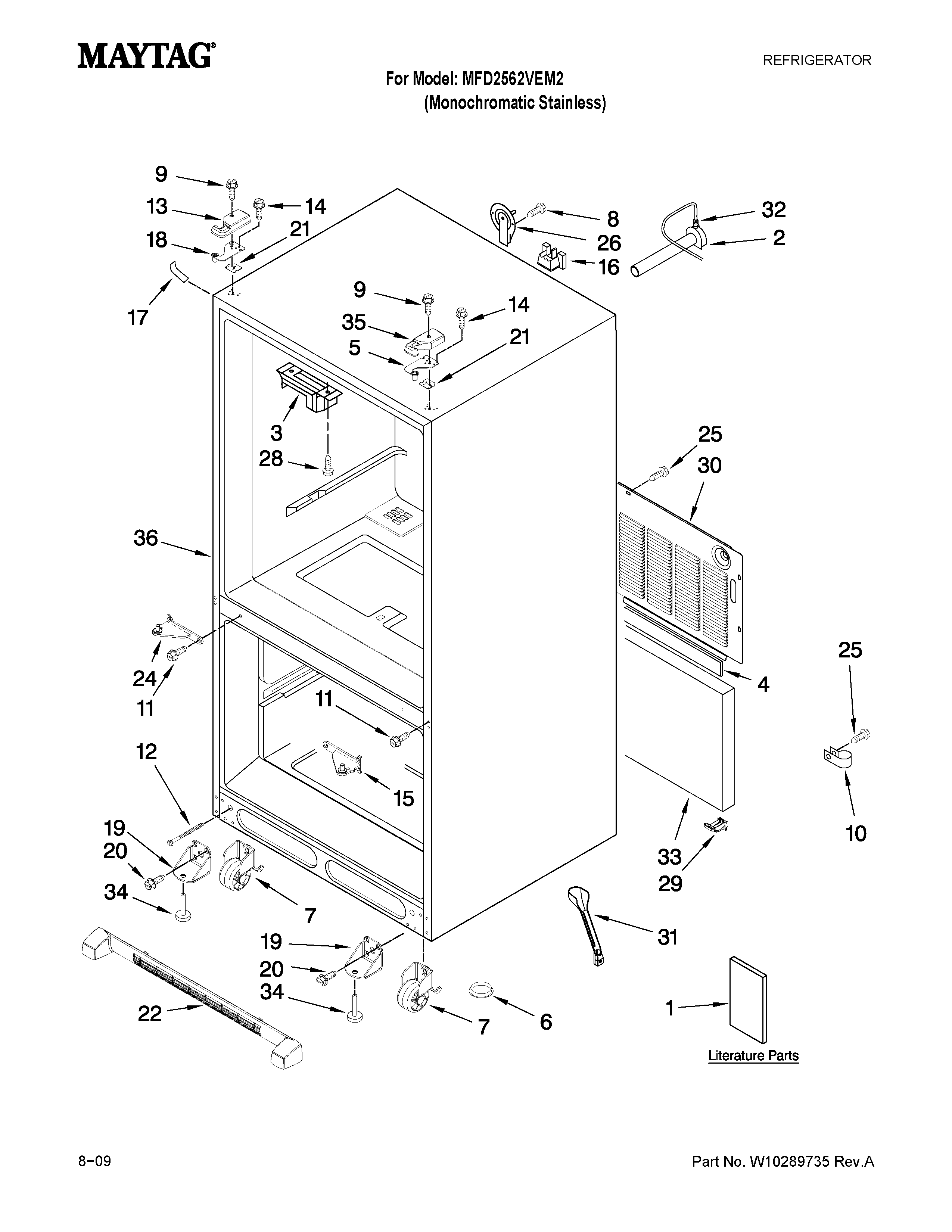 Cabinet parts