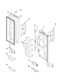 Refrigerator door parts