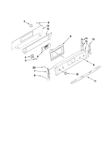 Control panel parts
