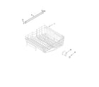 Maytag MDBH979AWW1 upper rack and track parts diagram
