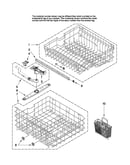Upper and lower rack parts