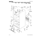 Maytag MFF2558VEW1 cabinet parts diagram