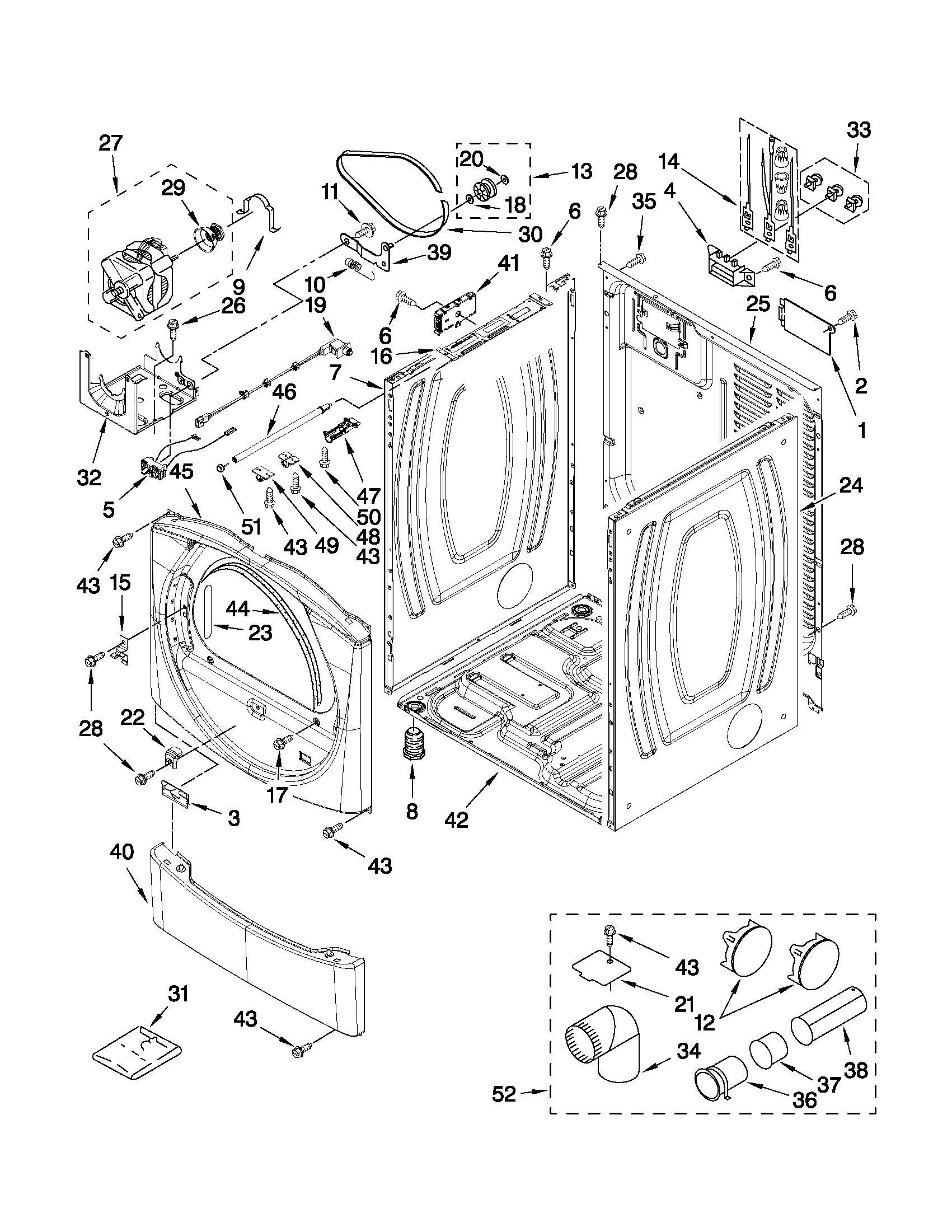 Cabinet parts
