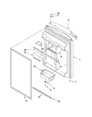 Refrigerator door parts