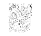 Whirlpool WED9750WR0 bulkhead parts diagram