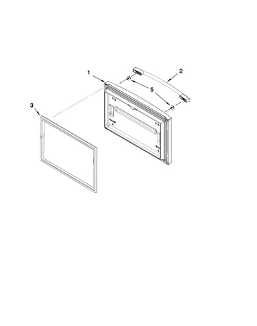 Freezer door parts