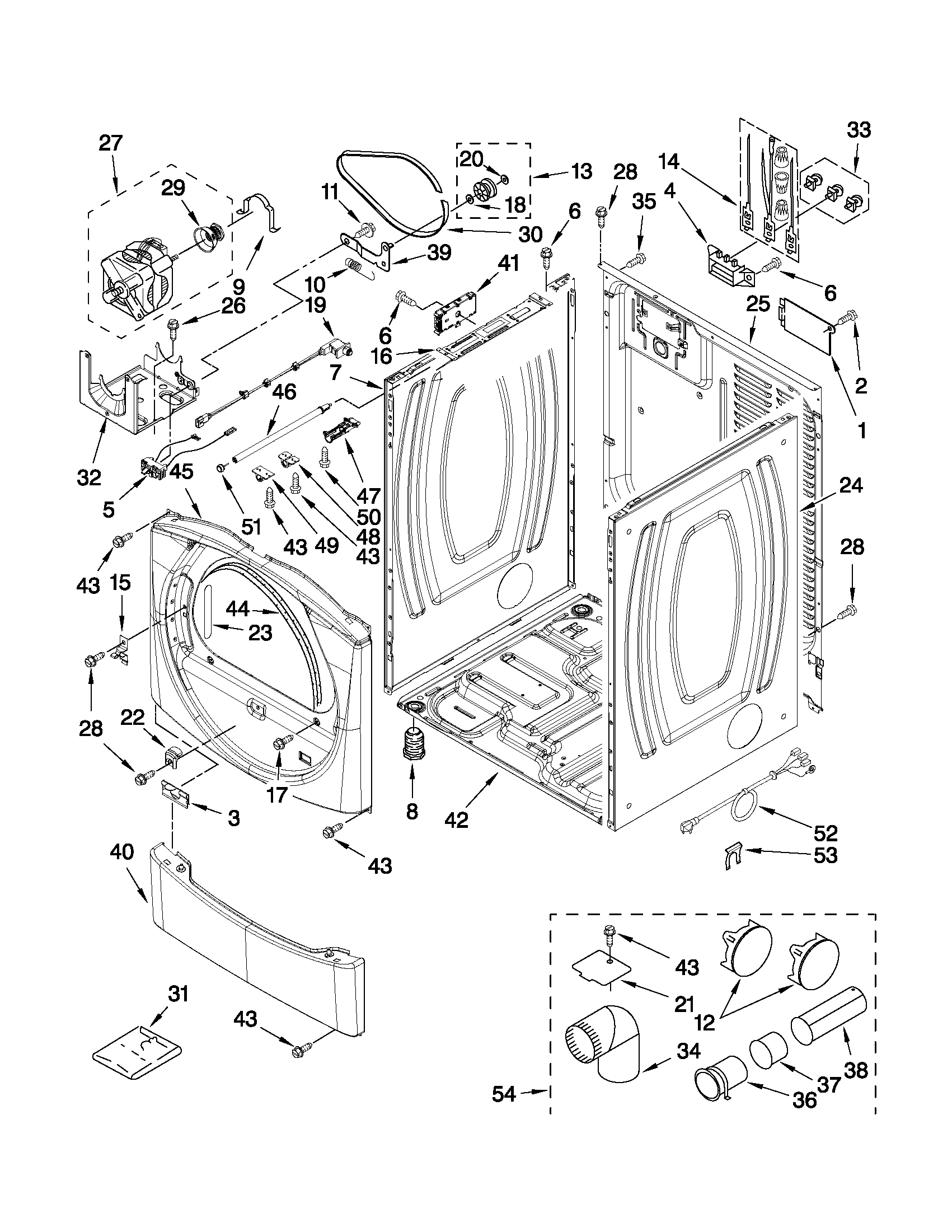 Cabinet parts