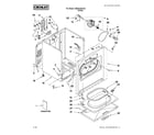 Crosley CEDS1043VQ1 cabinet parts diagram