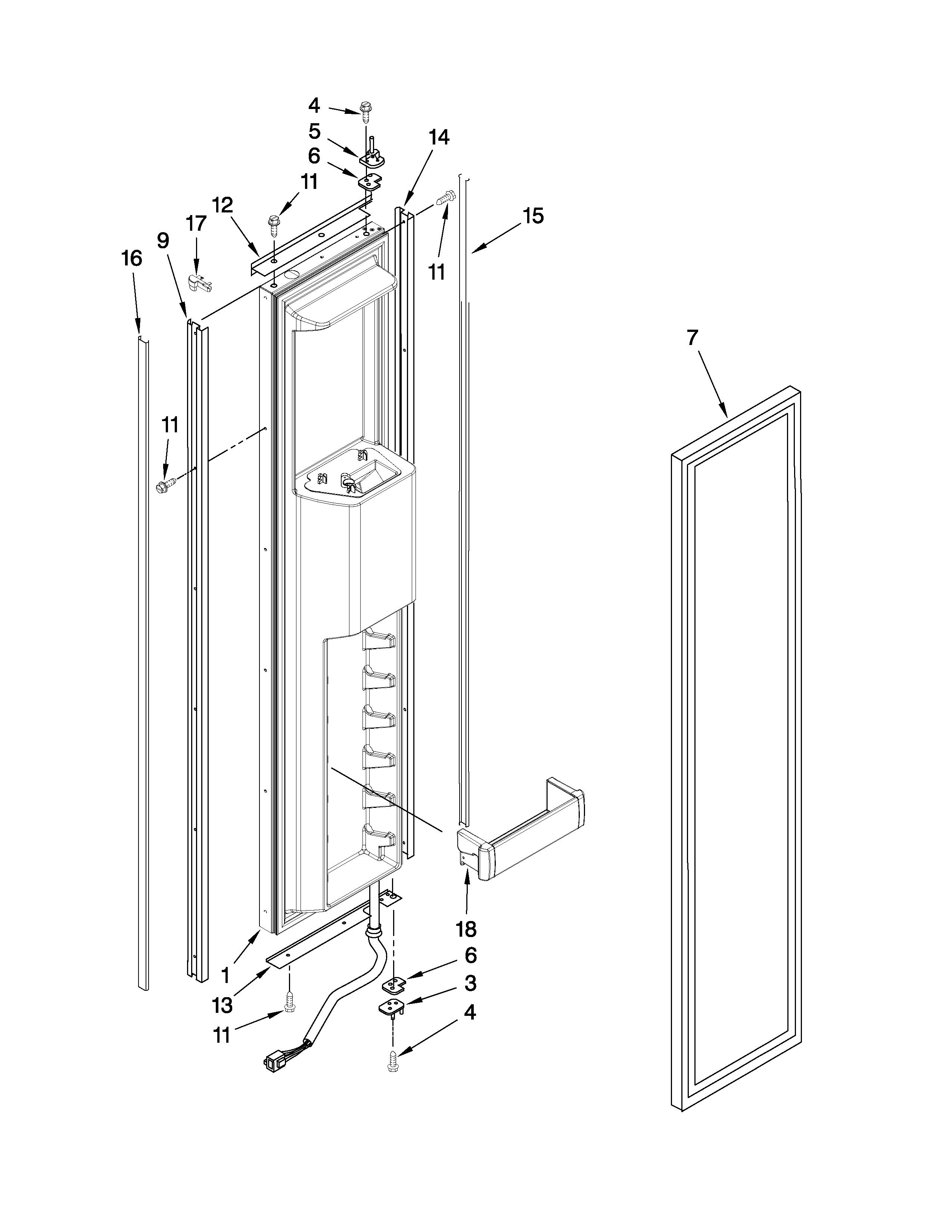 FREEZER DOOR PARTS