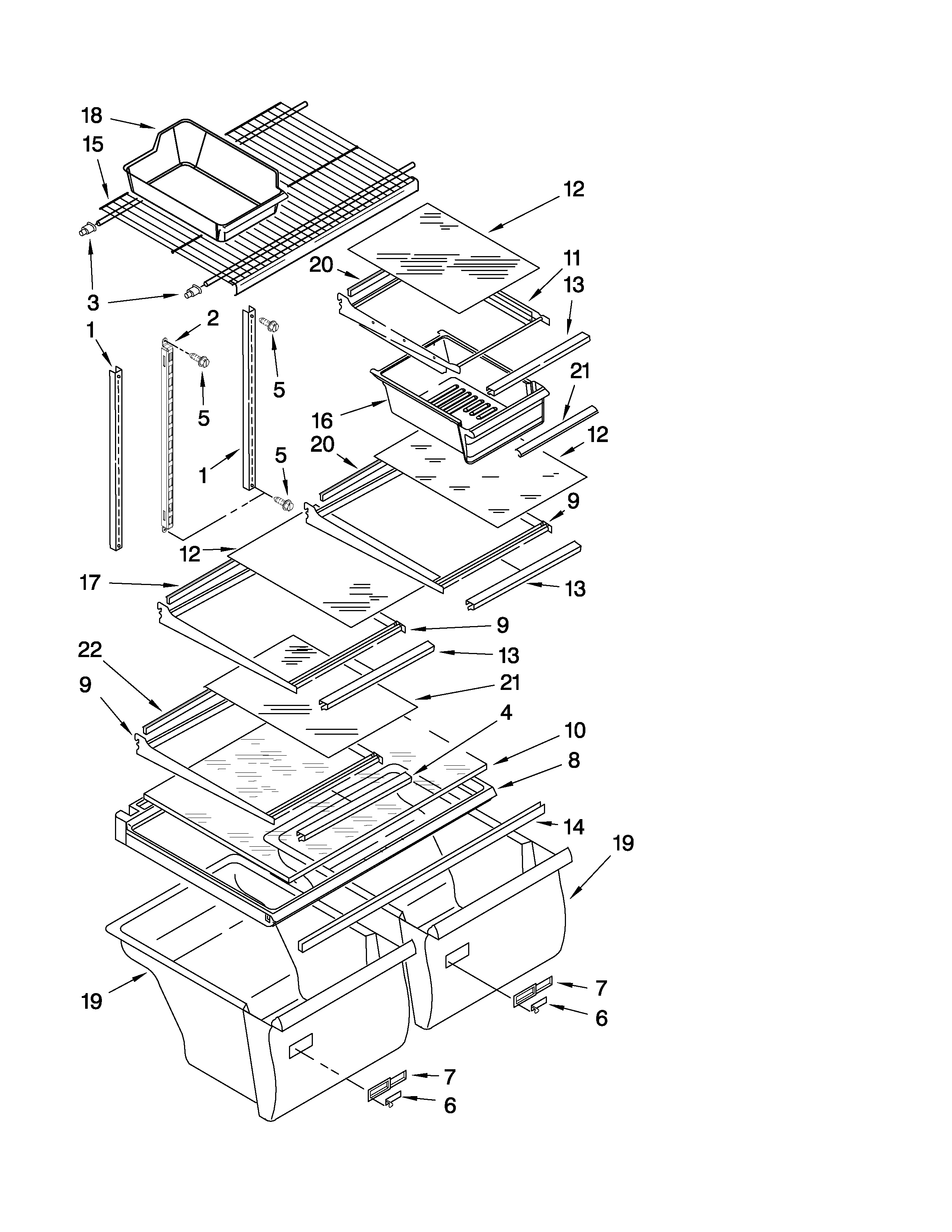 SHELF PARTS