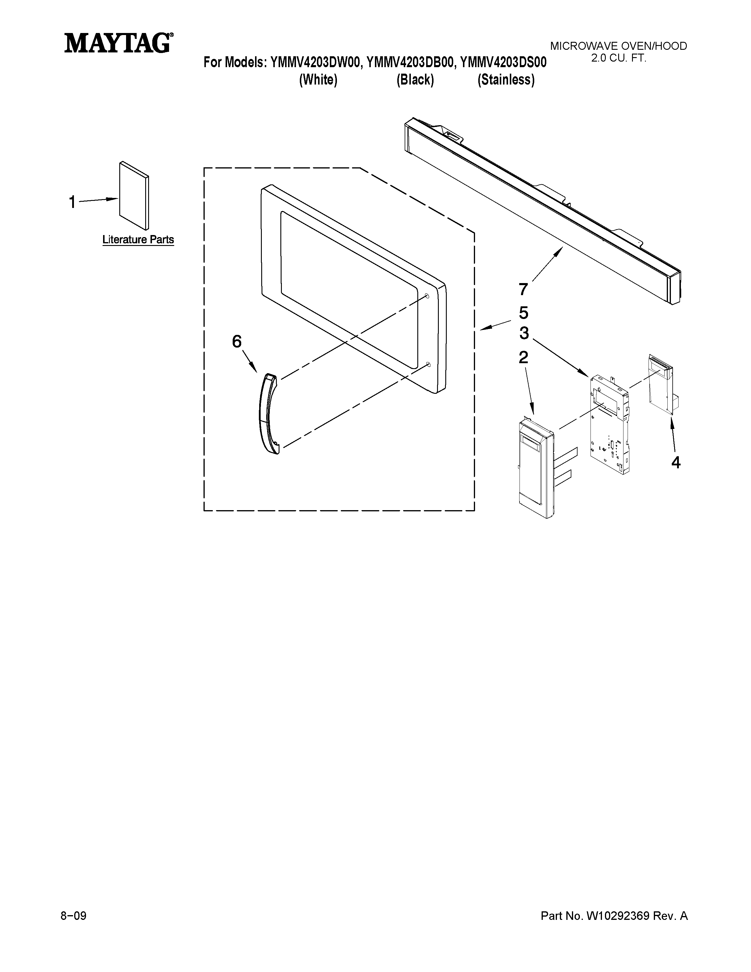 Control panel parts