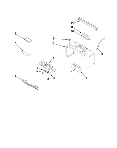 Cabinet and air flow parts