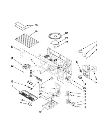 Interior and ventilation parts