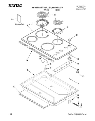 Cooktop parts