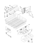 Upper rack and track parts