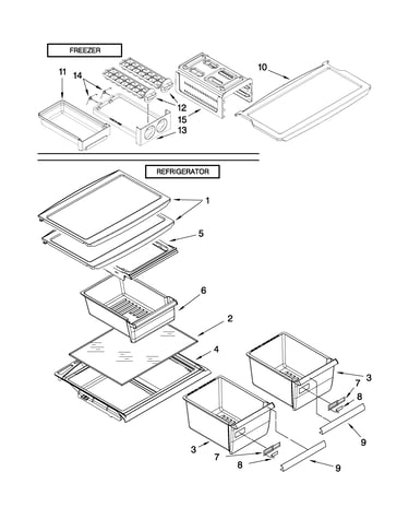 Shelf parts
