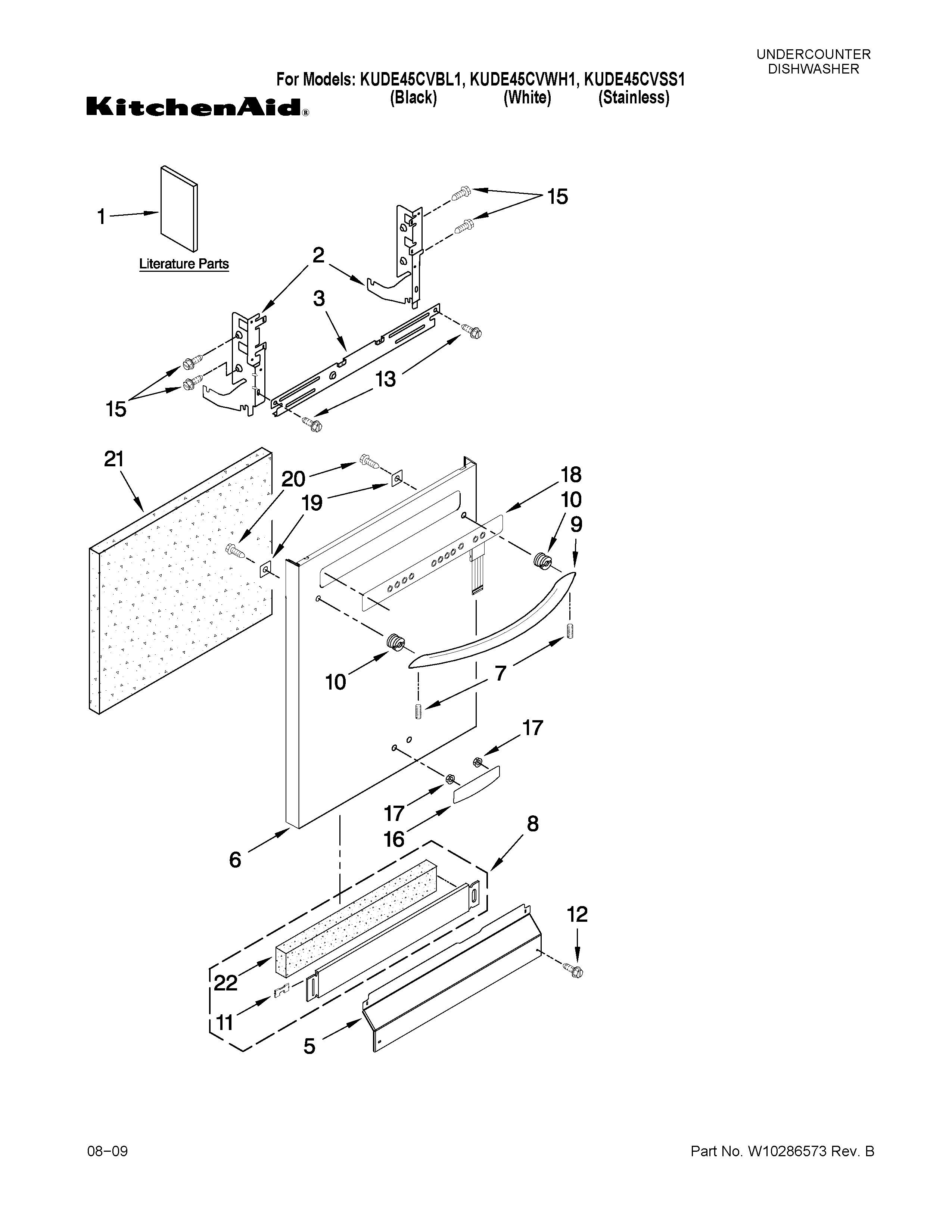 Door and panel parts