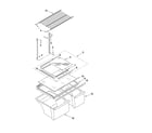 Gladiator GARF19XXVK02 shelf parts diagram