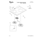 Whirlpool GY399LXUB02 cooktop parts diagram
