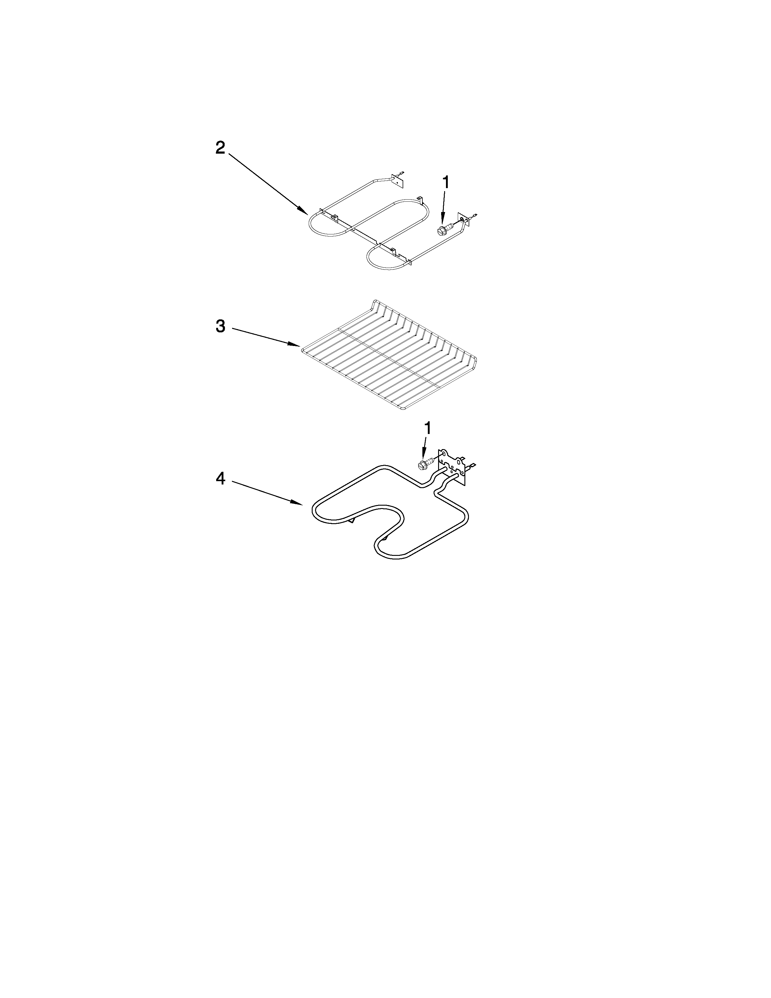 Internal oven parts