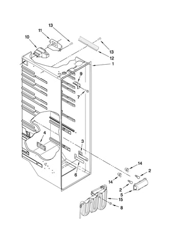 Refrigerator liner parts