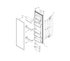 Whirlpool BRS62BBBNA00 refrigerator door parts diagram