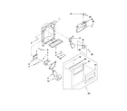 Whirlpool BRS62BBBNA00 dispenser front parts diagram