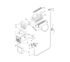 Whirlpool BRS62BBBNA00 icemaker parts diagram