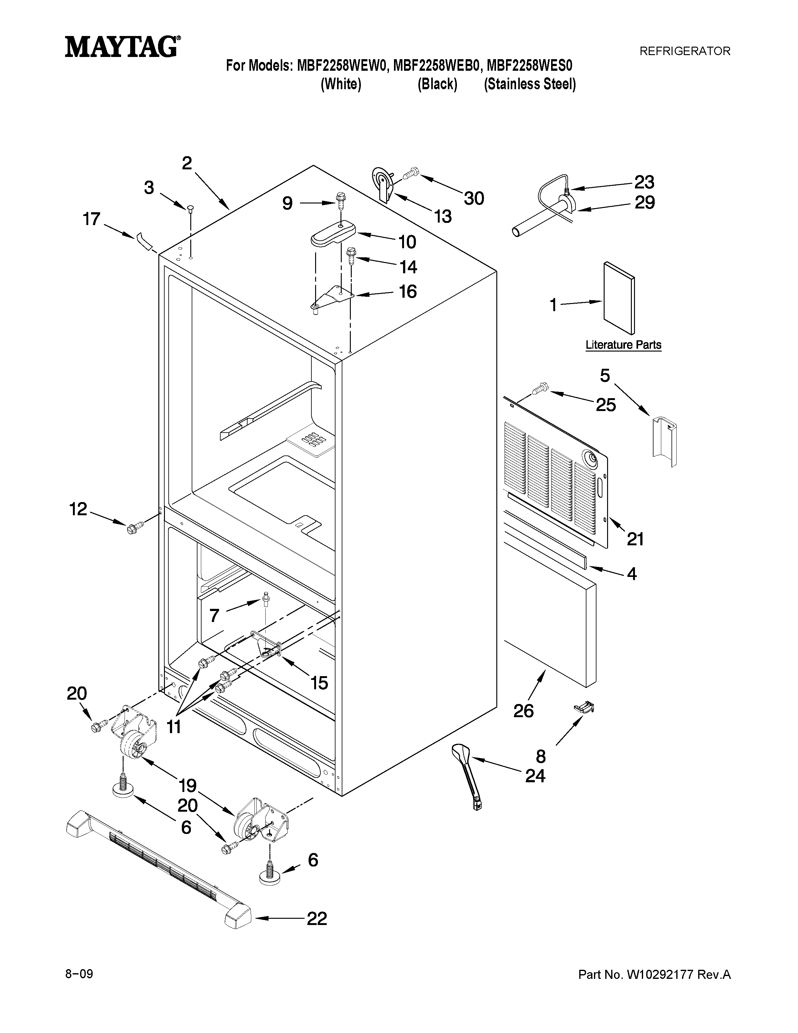 Cabinet parts
