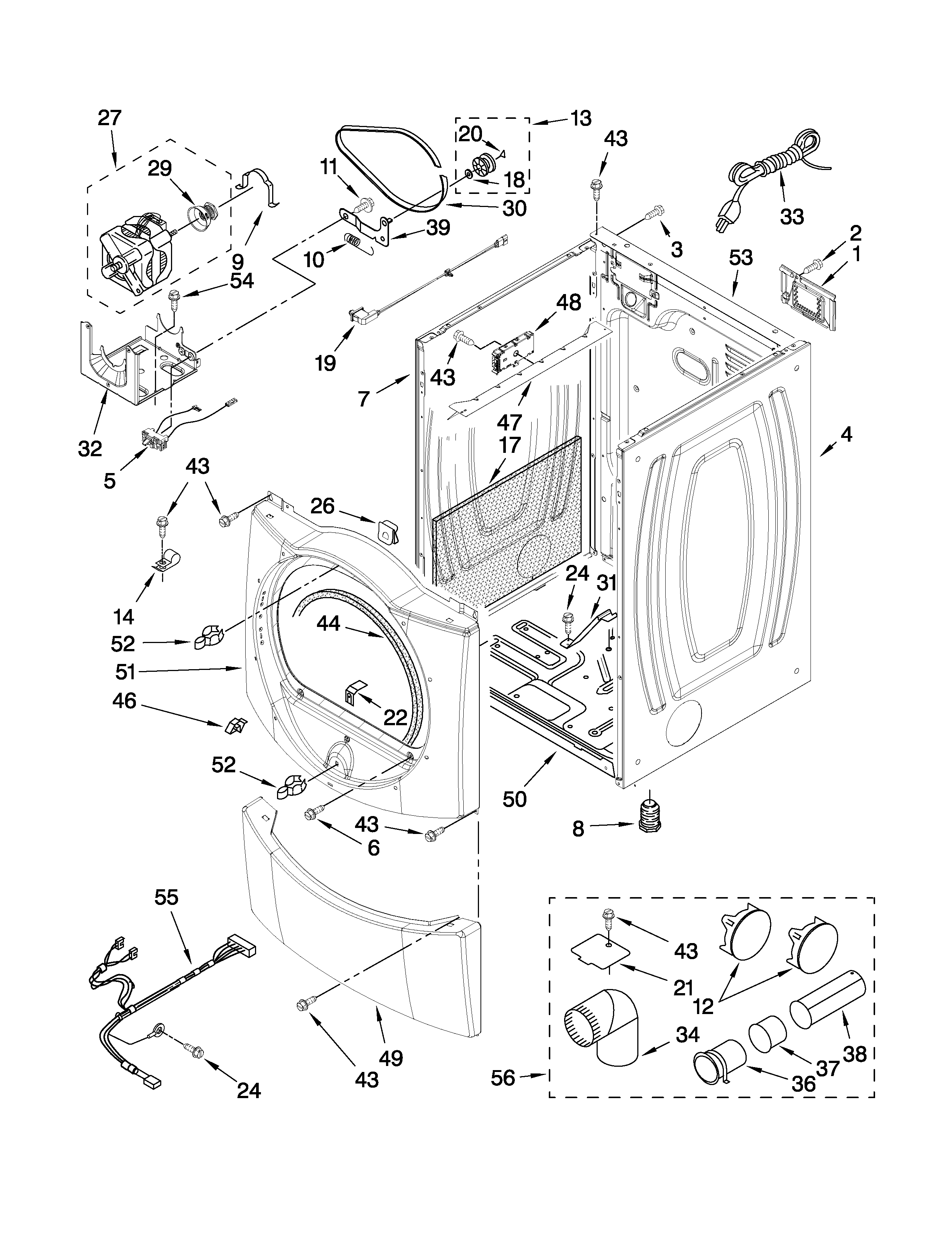 Cabinet parts