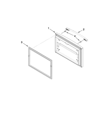 Freezer door parts
