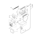 Whirlpool GB2FHDXWQ00 icemaker parts diagram