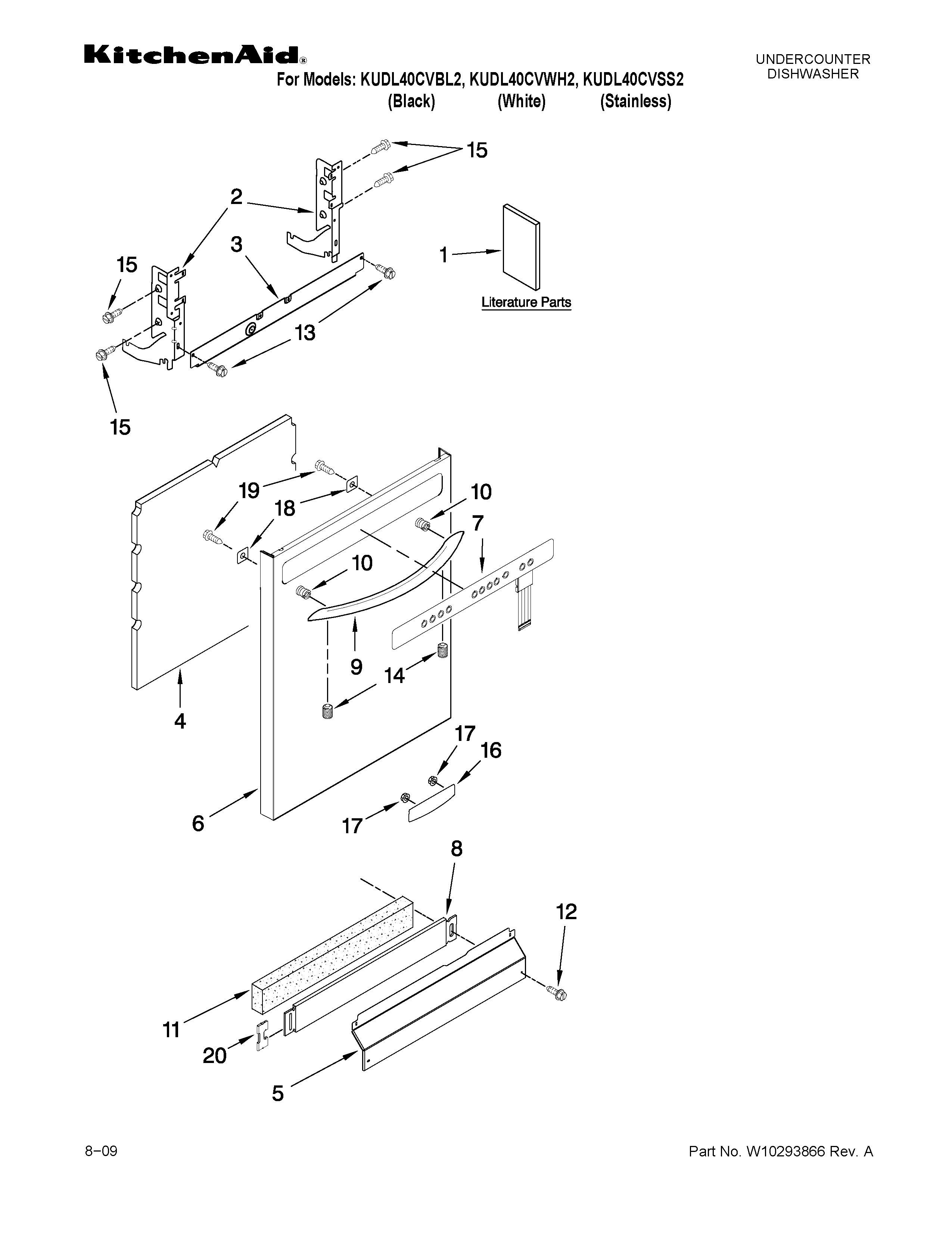 Door and panel parts