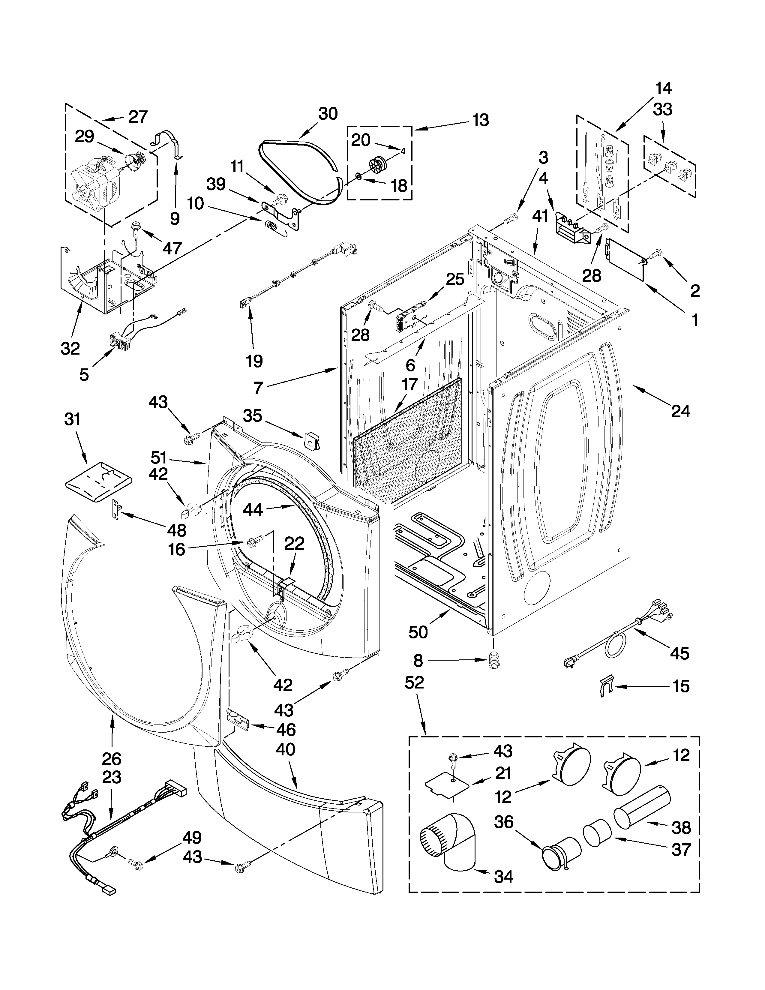 Cabinet parts