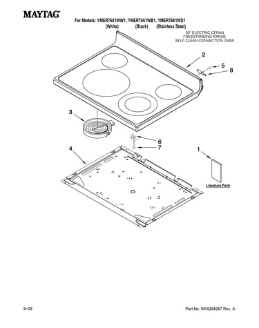 Cooktop parts