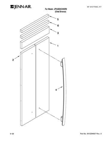 Panel kit parts