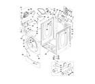 Whirlpool CEW9100WQ0 cabinet parts diagram