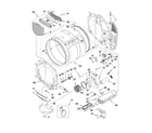 Whirlpool CEW9100WQ0 bulkhead parts diagram