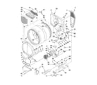 Whirlpool YWED9750WW0 bulkhead parts diagram