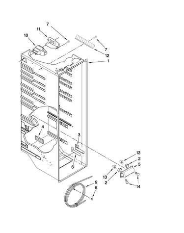 Refrigerator liner parts
