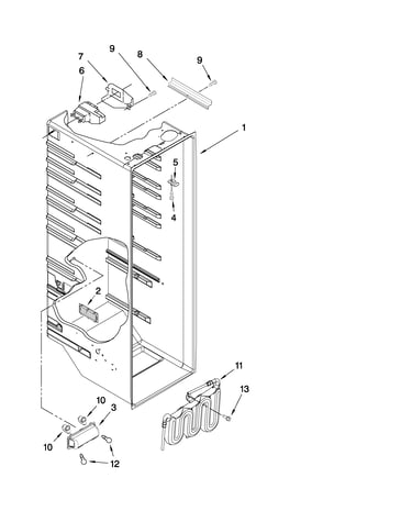 Refrigerator liner parts