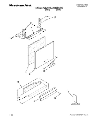Door and panel parts