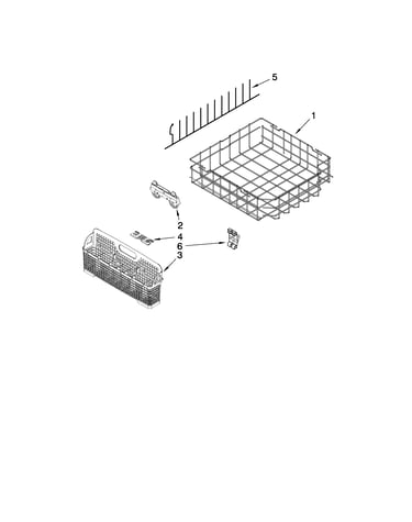 Lower rack parts