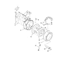 Maytag MHWE450WJ00 tub and basket parts diagram