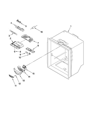 Refrigerator liner parts