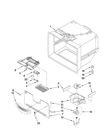 Freezer liner parts